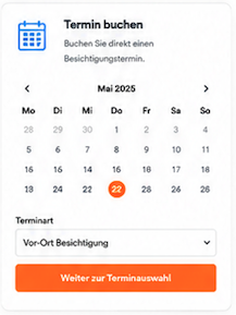 Digitale Terminanfrage für Malerbetriebe
