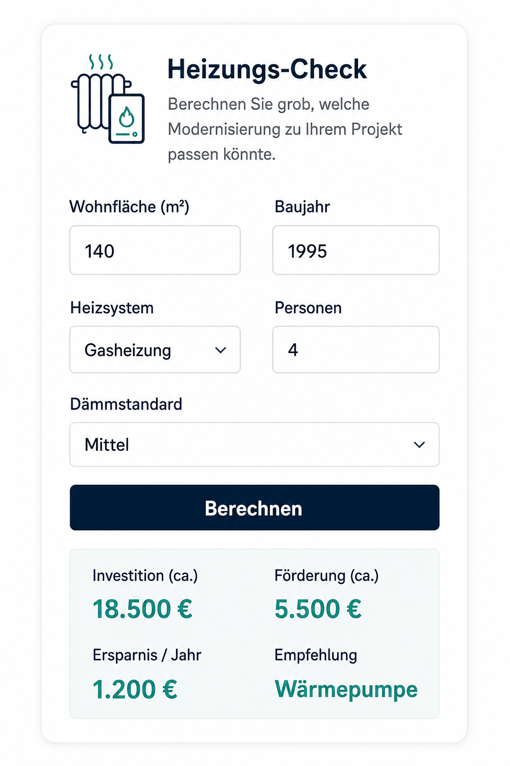 Heizungs-Check für SHK-Betriebe